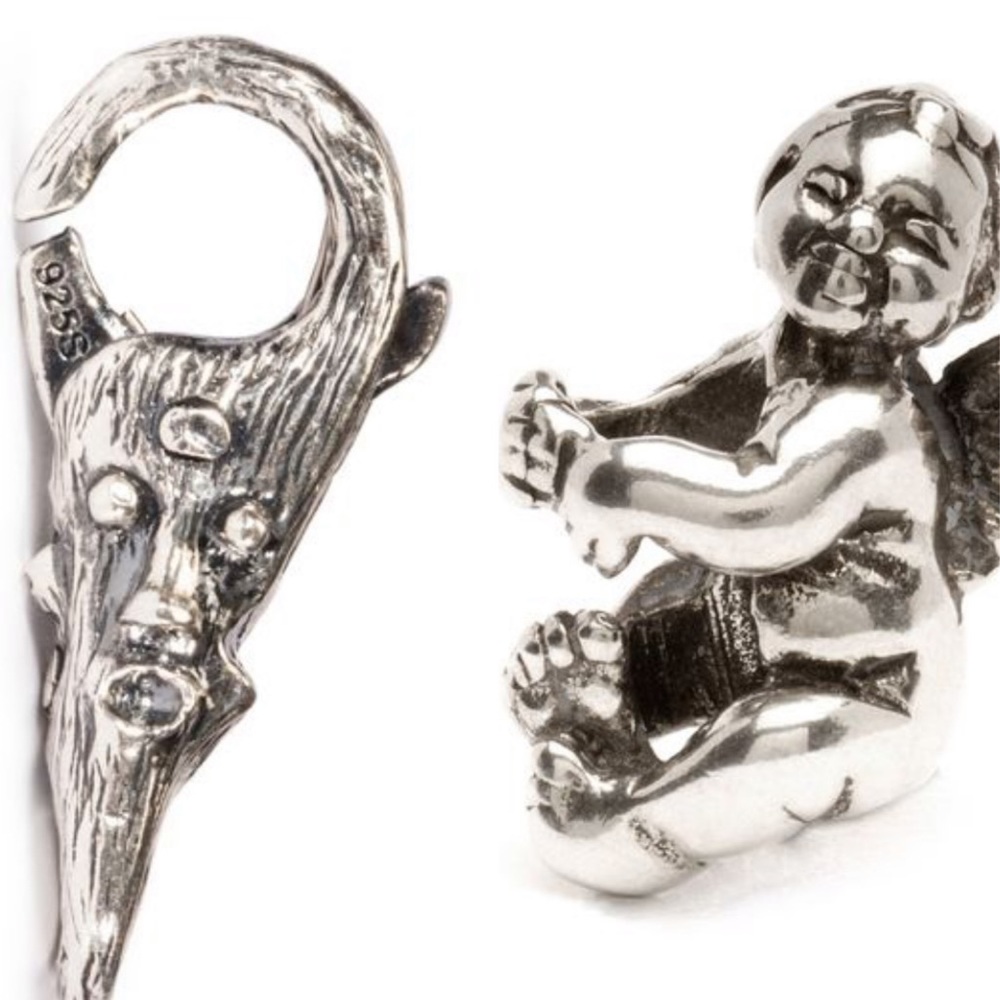Trollbeads Cherub Bead + Troll Tree Lock Bundle